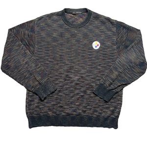 Greg Norman Men’s Pittsburgh Steelers Football Pullover Knit Sweater Size Large